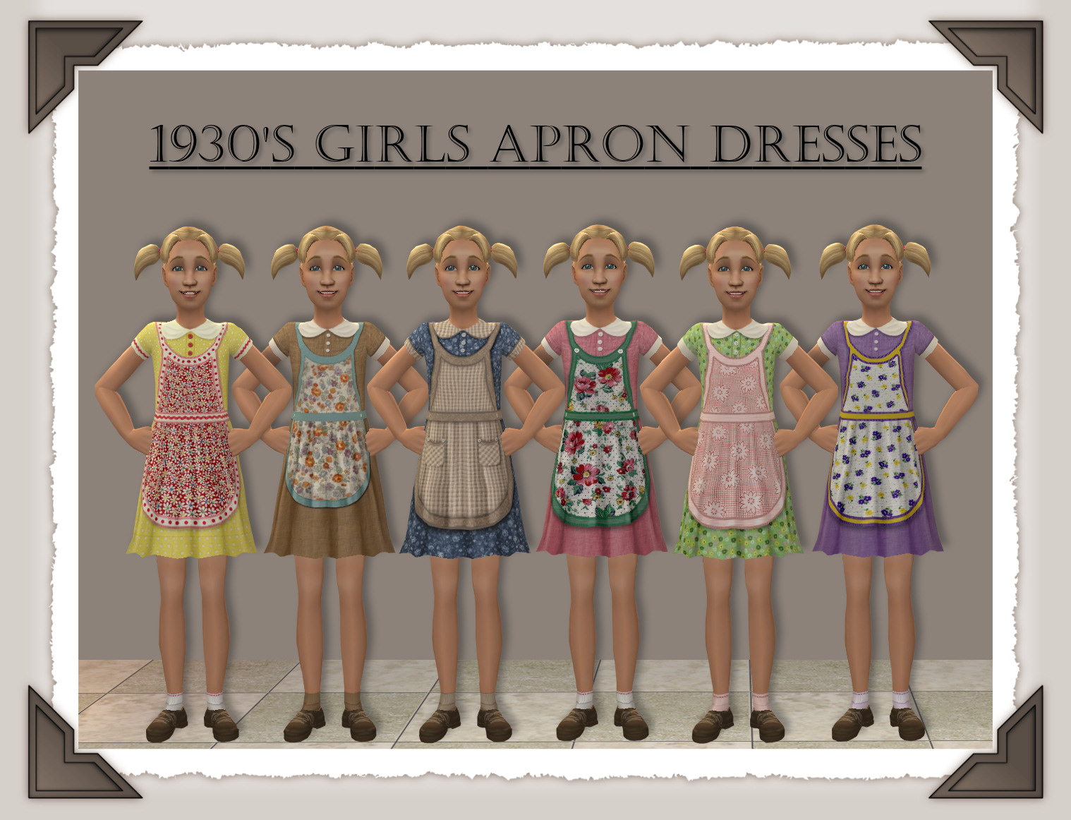 1930s girls dress best sale