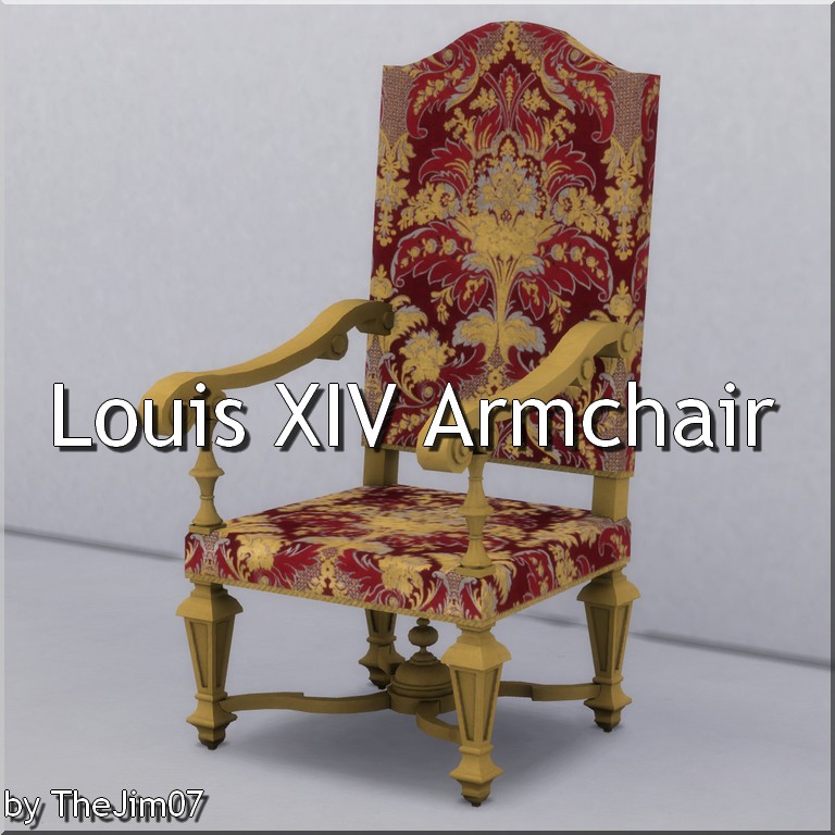 Mod The Sims - Louis XIV Armchair