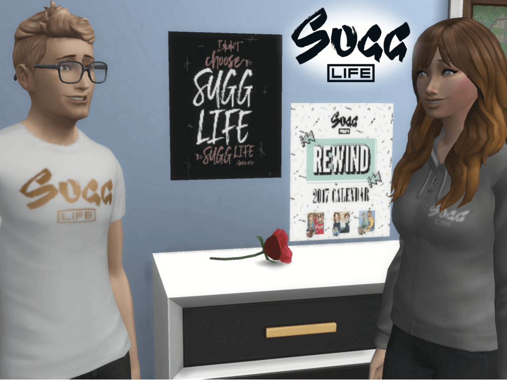 Mod The Sims "Sugg Life" Merchandise