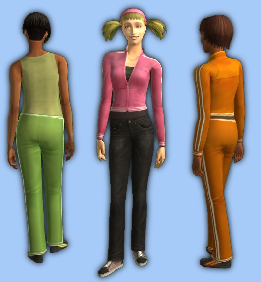 Mod The Sims - FIXED Track Separates, NEW Athleticwear, and MATERNITY