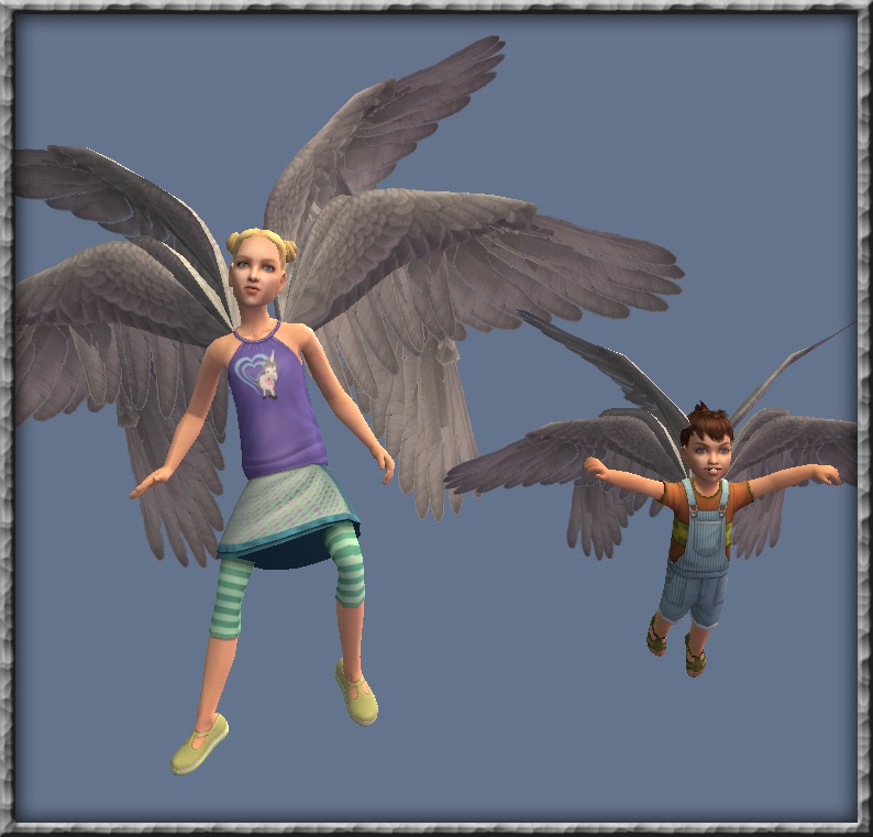 Mod The Sims Synapticsim S Wings Multi Mesh Toddler.
