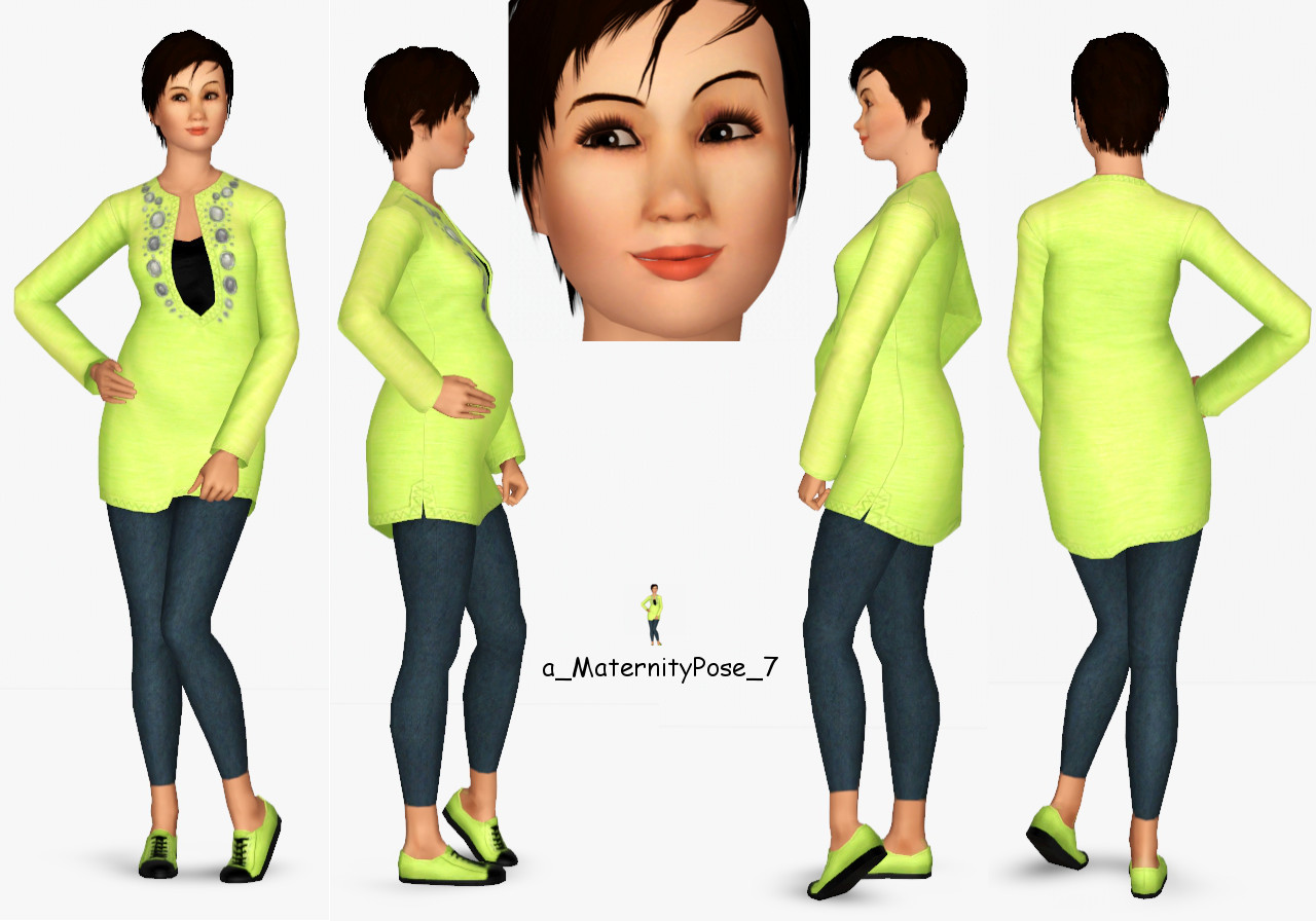 Mod The Sims - Baby On Board Pose Pack (Requested by SunsetSorbet from ...