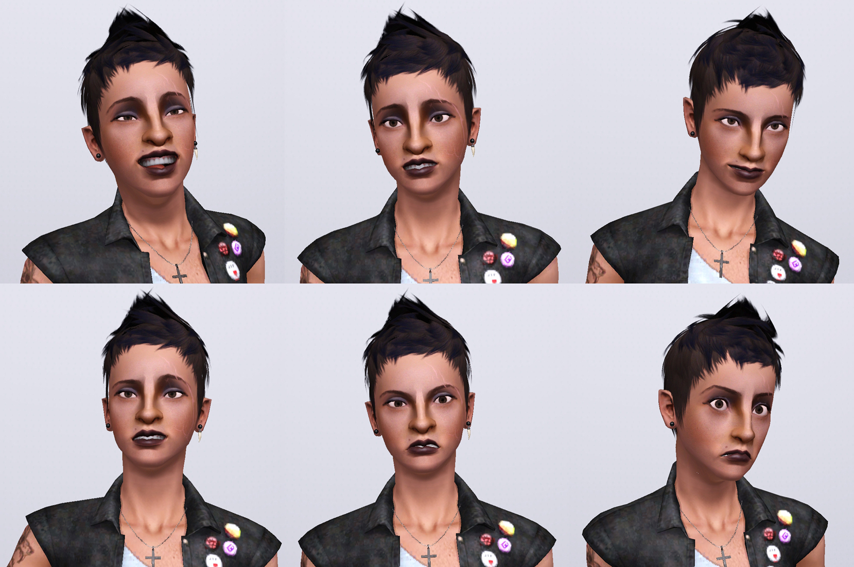 Mod The Sims Eboni Vargas Werewolf Rocker