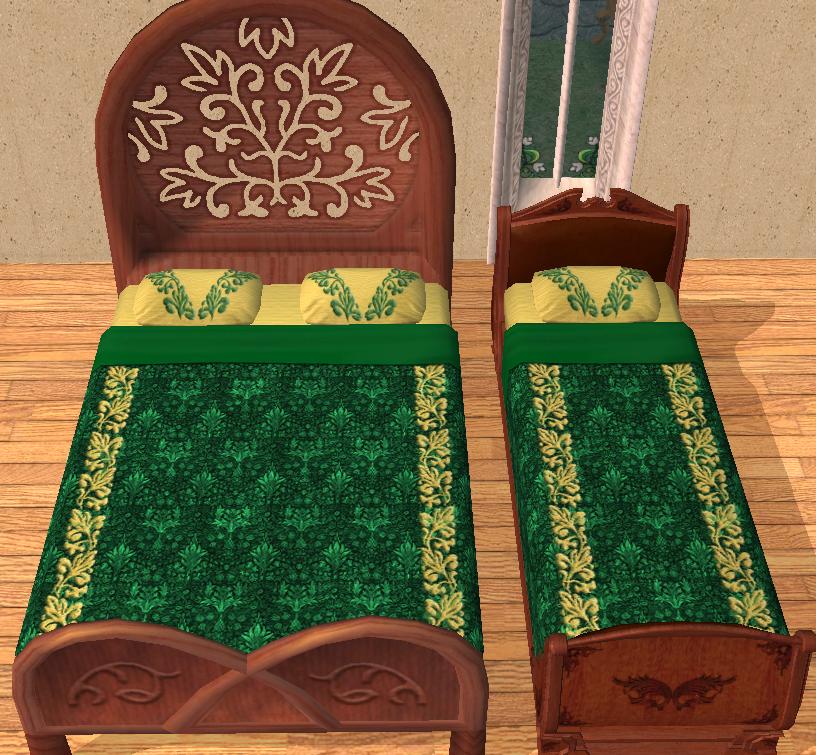 Mod The Sims Elven Bedrooms And Bedding